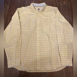 Dakota Grizzly Shirt Mens Large Green Plaid Long Sleeve Button Down Outdoor